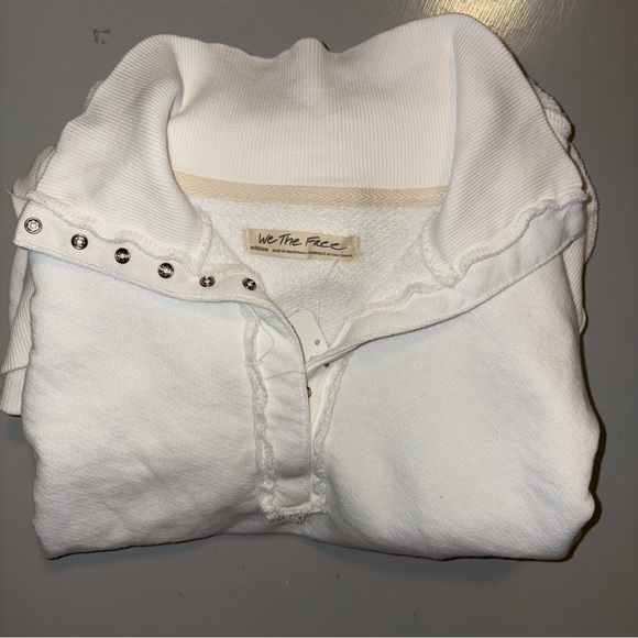 NWT Free People x We The Free Camden Henley Pullover Sweatshirt - Picture 14 of 16